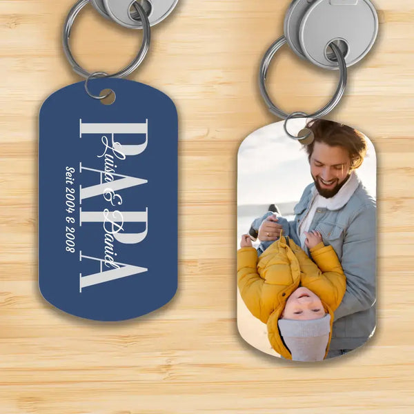 Familienliebe Opa- Personalisierte Schlüsselanhänger – PrintyPaint